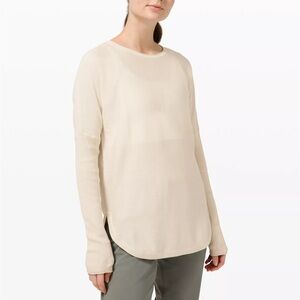 Lululemon Take it All In Sweater in White Opal M